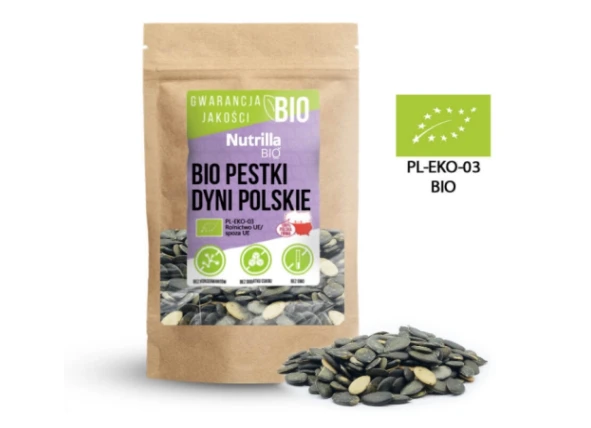 Organic Hulled Pumpkin Seeds 1kg