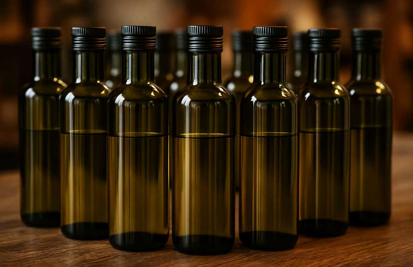 bottles for oil production