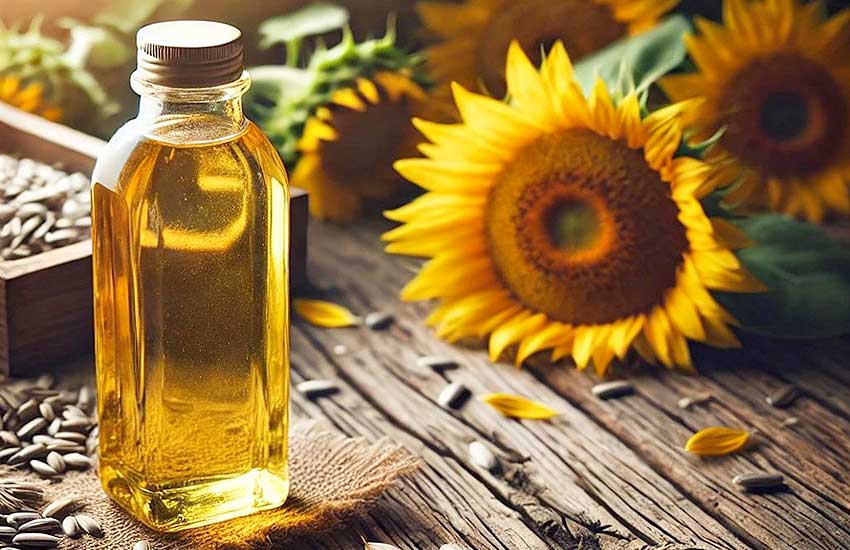 sunflower oil storage