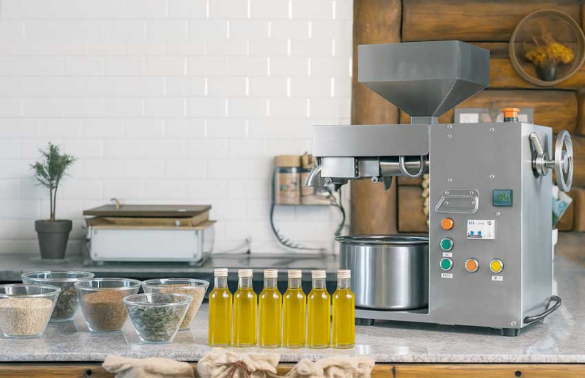 semi commercial oil press