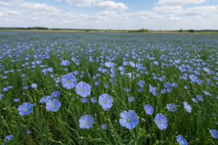 Blue Field, Golden Seed - Growing Flax and the Craft of Pressing Linseed Oil