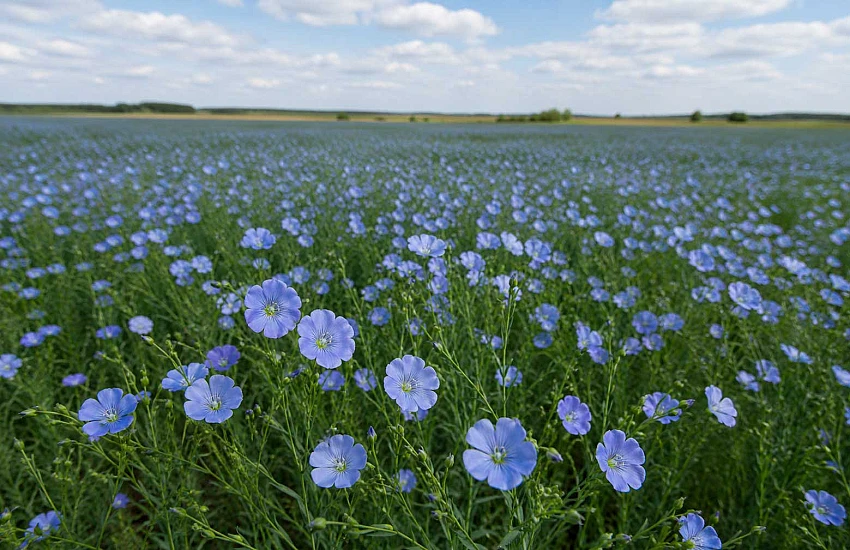 Blue Field, Golden Seed - Growing Flax and the Craft of Pressing Linseed Oil