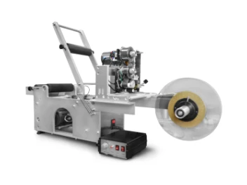 Semi-Automatic Round Bottle Labeling Machine with Date Coder