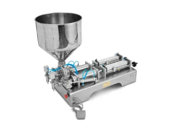 Two-Head Thick Liquid & Paste Filler – 50-500 ml