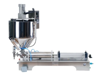 Single-Head Thick Liquid & Paste Filler with Heater and Mixer - 5-50ml